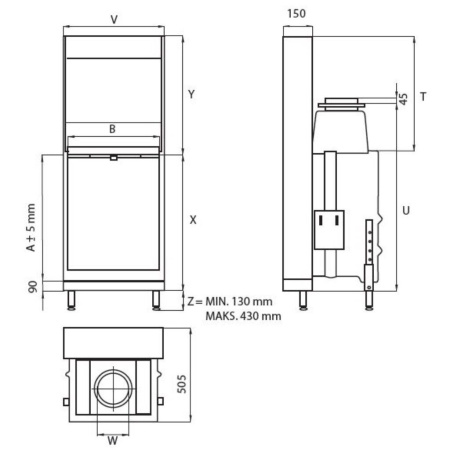 Топка KFD Linea V 1070 4.0
