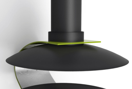 Камин Traforart Камин FANCY CENTRAL, подвесной, с декорирующим элементом, чёрный Камин Traforart Камин FANCY CENTRAL, подвесной, с декорирующим элементом, чёрный