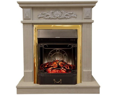 Камин RealFlame Adelaida WT с Majestic Lux BR S
