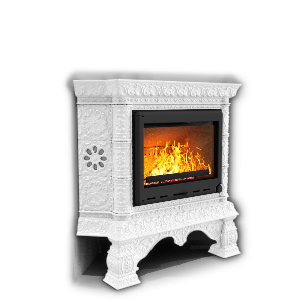 Печь камин КимрПечь Кострома Угловой Белый