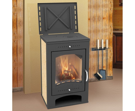 Печь Мета Варта аква с плитой