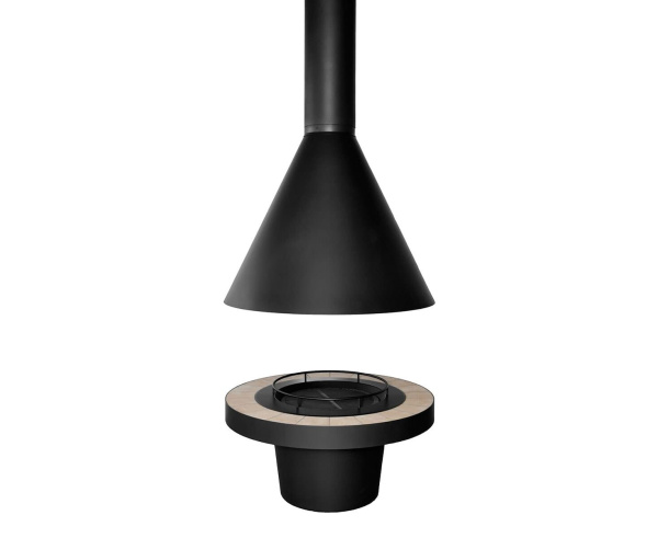 Камин Fireplace 02 островной