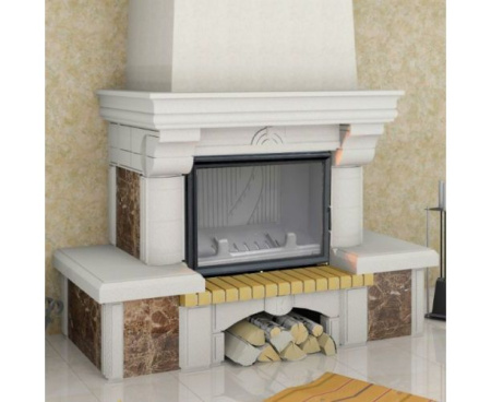 Камин Мета Ноктюрн имперадор 800 с топкой Камилла 800