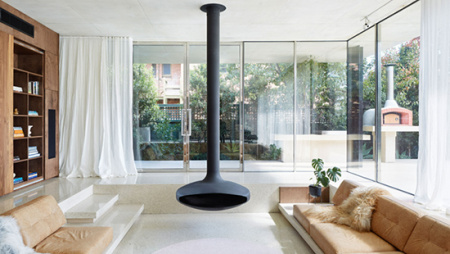 Камин Fireplace 03 D600 подвесной