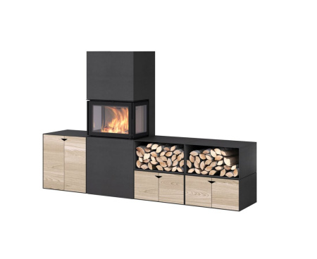 Печь-камин Nordpeis Box Black Печь-камин Nordpeis Box Black