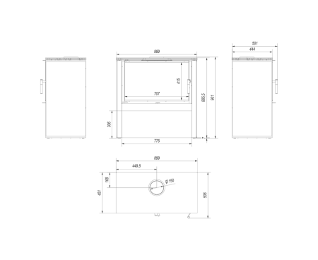 Печь Kratki JUNO 12/B