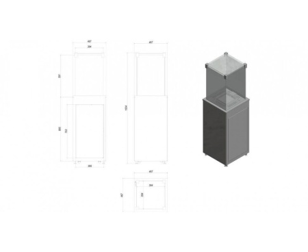 Газовый нагреватель Kratki PATIO/M/G31/37MBAR/S Газовый нагреватель Kratki PATIO/M/G31/37MBAR/S