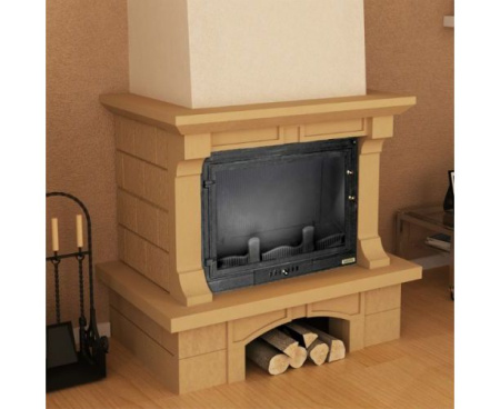 Камин Мета Лира 700 кантри с топкой Промо 700Ш