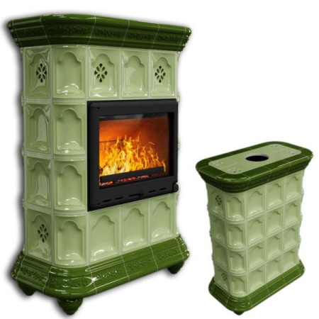 Печь-камин КимрПечъ Истра Центральный - Олива