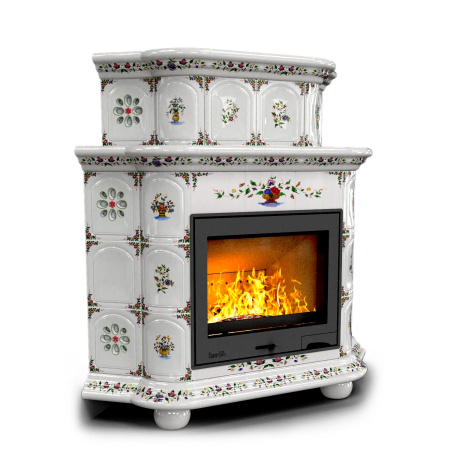 Печь камин КимрПечь Прованс Угловой Двухъярусный Руан с топкой Ладья 600 Печь камин КимрПечь Прованс Угловой Двухъярусный Руан с топкой Ладья 600