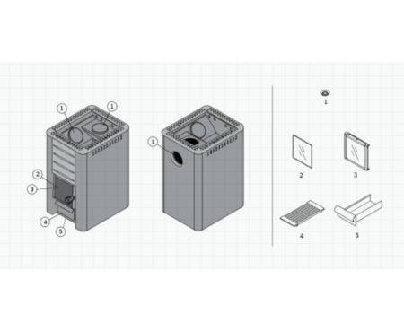 Печь Harvia 20 SL бойлер