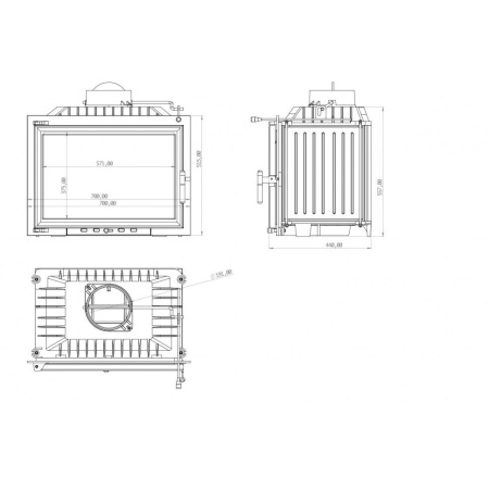 Топка ECHA-TECH Font/700 14 кВт