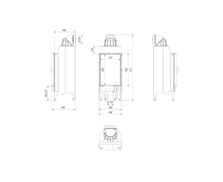 Топка Kratki NADIA/9