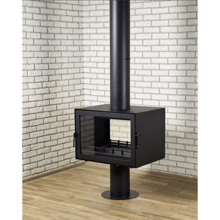 Камин Blackstyle 34 центральный на ножке