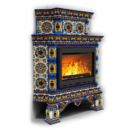 Печь камин КимрПечь Кострома Угловой Двухъярусный Январь