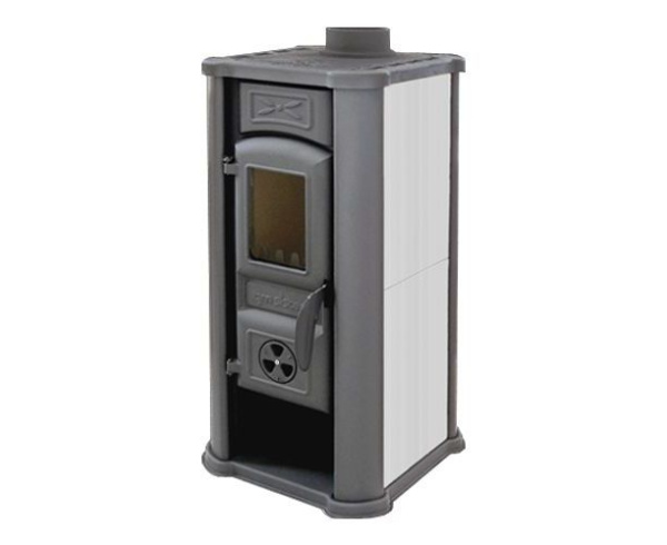 Печь Tim Sistem Diana ceramic белая