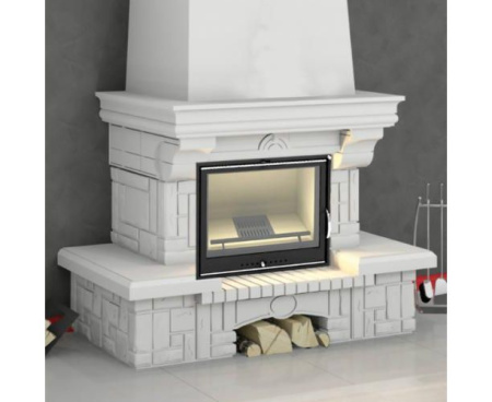 Камин Мета Соло с топкой Эльба АКВА 700Ш