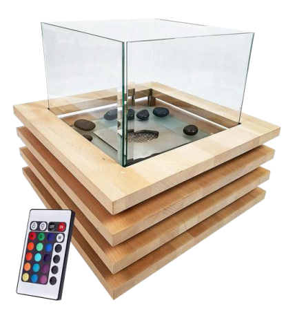 БИОКАМИН ZeFire IMPULSE C ПОДСВЕТКОЙ LED