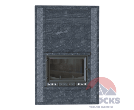 Камин Pirocks Осло (талькомагнезит) с топкой Atina