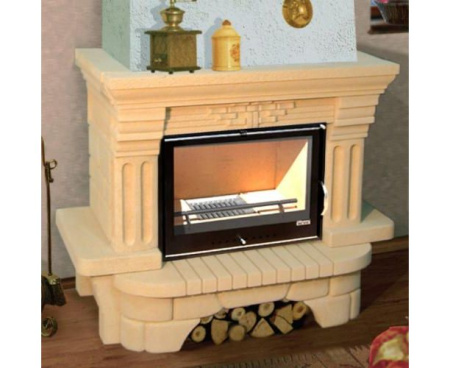 Камин Мета Соната с топкой Эльба 700Ш