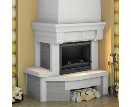 Камин Мета Аллегро левая с топкой Оптима 701Ш АКВА