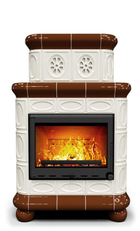 Печь камин КимрПечь Медальон Центральный Двухъярусный Шоколад Печь камин КимрПечь Медальон Центральный Двухъярусный Шоколад