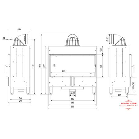 Топка Kratki LUCY 16