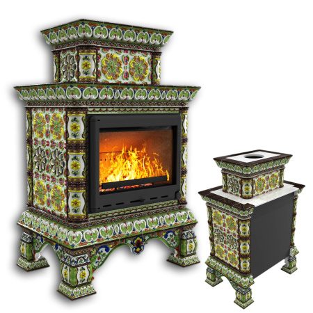 Печь камин КимрПечь Кострома Пристенный Двухъярусный Июнь