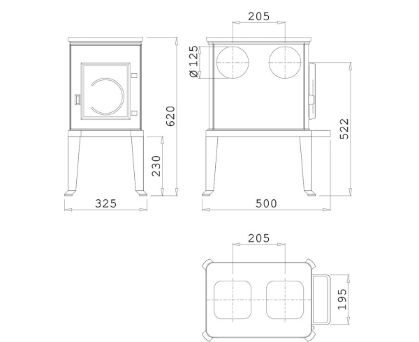 Печь Dovre 100CBS Печь Dovre 100CBS