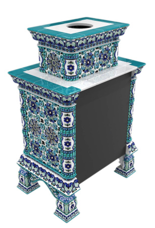 Печь камин КимрПечь Кострома Пристенный Двухъярусный Февраль Печь камин КимрПечь Кострома Пристенный Двухъярусный Февраль