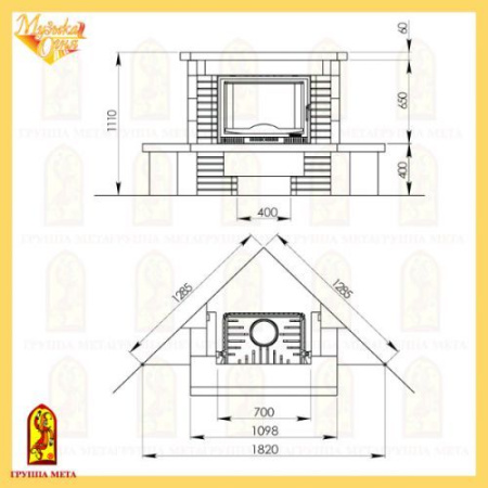 Облицовка Мета Аккорд угловая