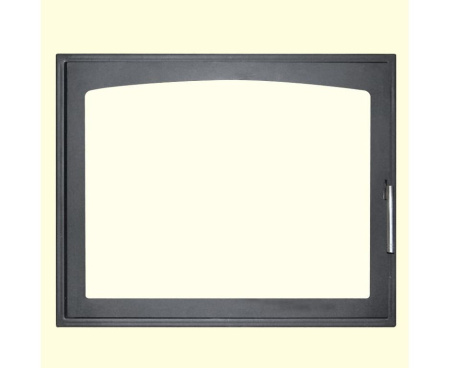 Печная дверь ДК720-1А сталь термостойкое стекло Печная дверь ДК720-1А сталь термостойкое стекло