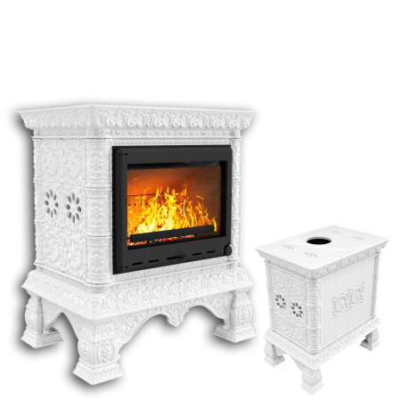 Печь камин КимрПечь Кострома Центральный Белый