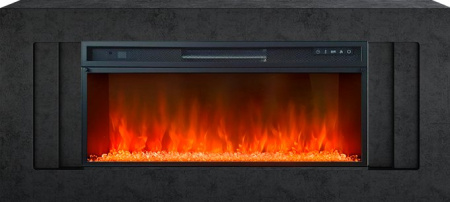 Каминокомплект Line 42 Dark Grey - Темный серый с очагом Vision 42 LED