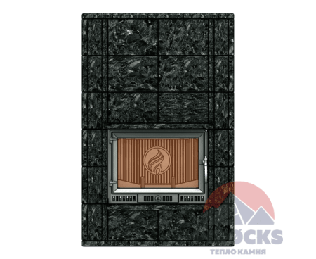 Камин Pirocks Осло (пироксенит) с топкой Atina