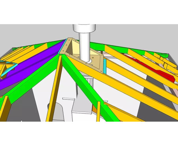 Камин Fireplace 05 островной