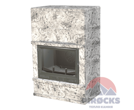 Камин Pirocks Хельсинки (пироксенит элит) с топкой Atina