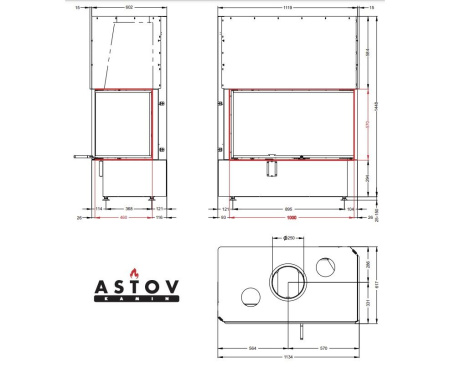 Топка Астов (Astov) П2С 10057 R