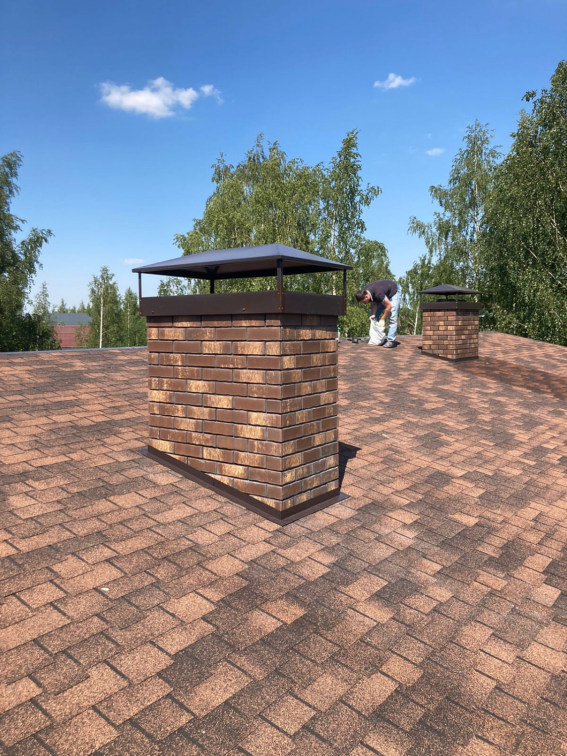 Монтаж дымохода