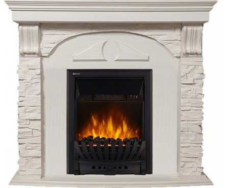 Камин Electrolux Torre (беленый дуб) с EFP/P-1020LS