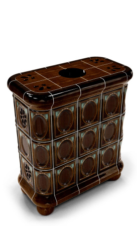 Печь камин КимрПечь Медальон Центральный Каштан