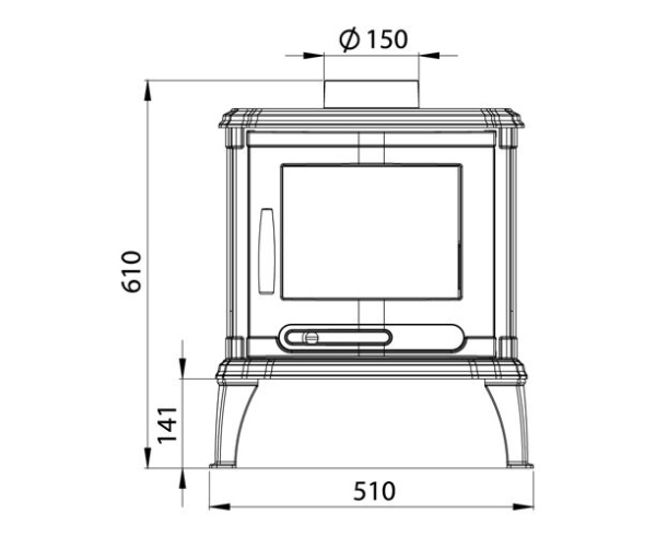 Печь Nordflam Oria