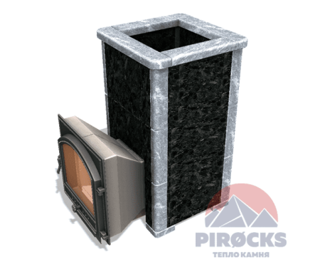 Облицовка Pirocks Оптима 18 (пироксенит + талькохлорит)