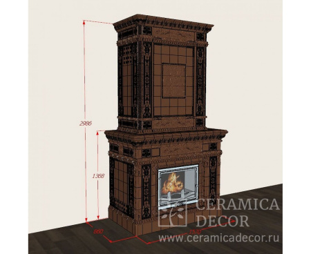 Камин Ceramica Лорд Кабинет