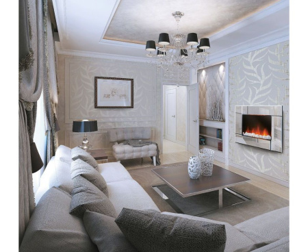 Камин Electrolux EFP/W-2000S (зеркальный серебристый оттенок)