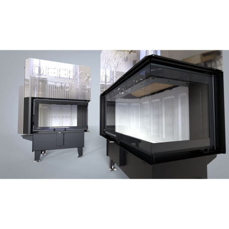 Топка DEFRO HOME RIVA SM BP G SHORT 16кВт 756/478/500мм с водяным контуром гильотина