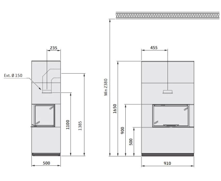 Камин Contura i41T