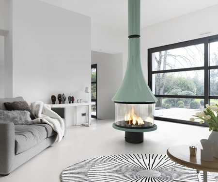 Камин Bordelet Marina 993 Центральный со стеклом