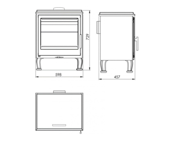 Печь-камин PANADERO Aube