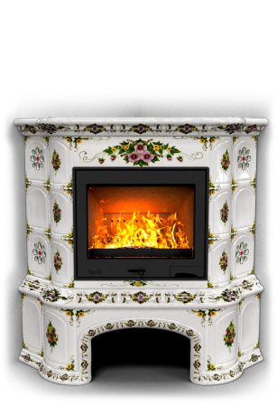 Печь камин КимрПечь Прованс с дровником Угловой Лето с топкой Ладья 600 Печь камин КимрПечь Прованс с дровником Угловой Лето с топкой Ладья 600